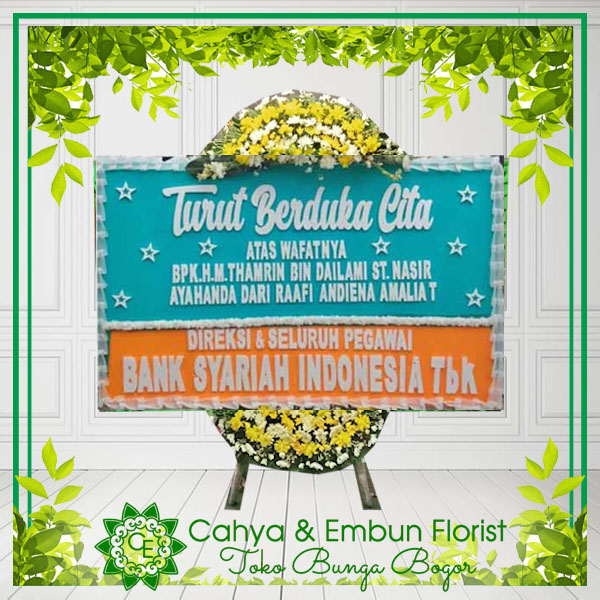 Bunga Papan Duka Cita 018