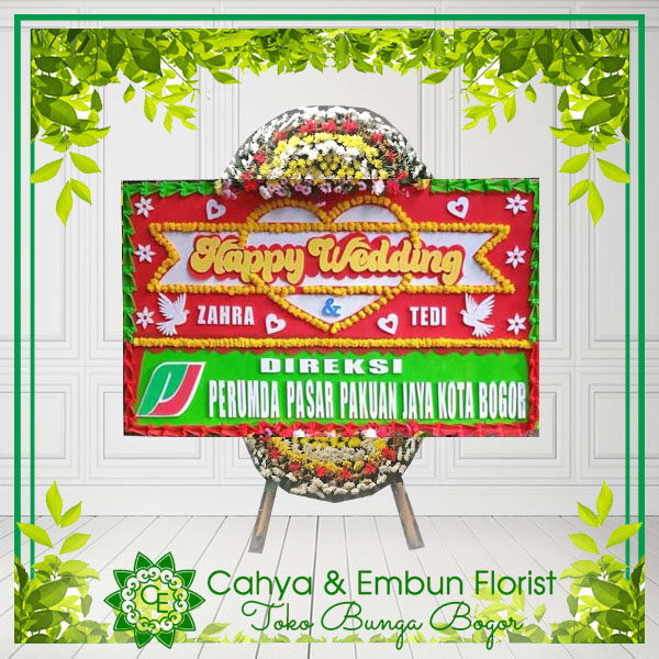 Bunga Papan Wedding 013