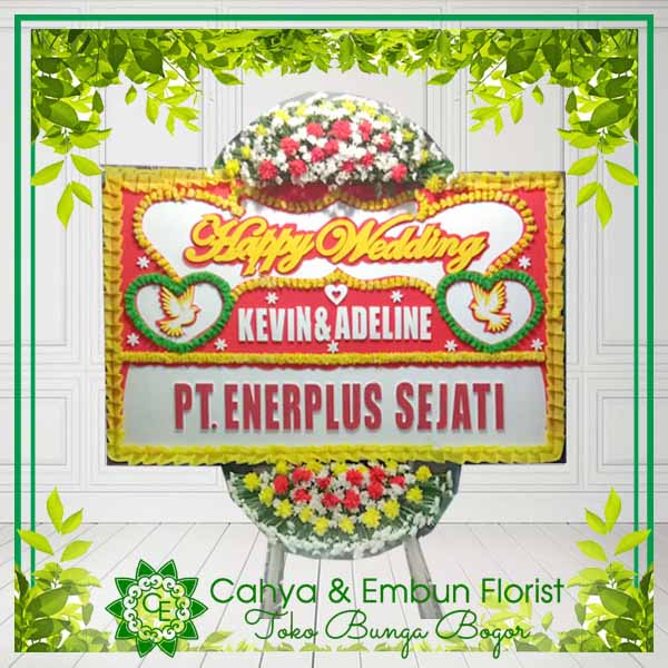 Bunga Papan Wedding 005