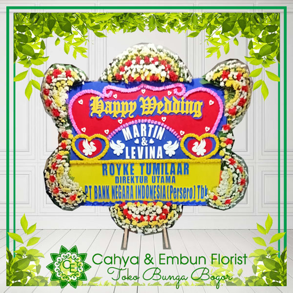 Bunga Papan Wedding 019